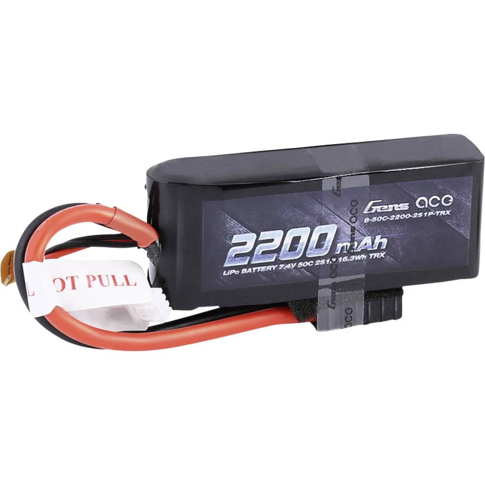 LiPo akumulatorski paket za modele 7.4 V 2200 mAh Broj ćelija: 2 50 C Gens ace Softcase XT60 slika