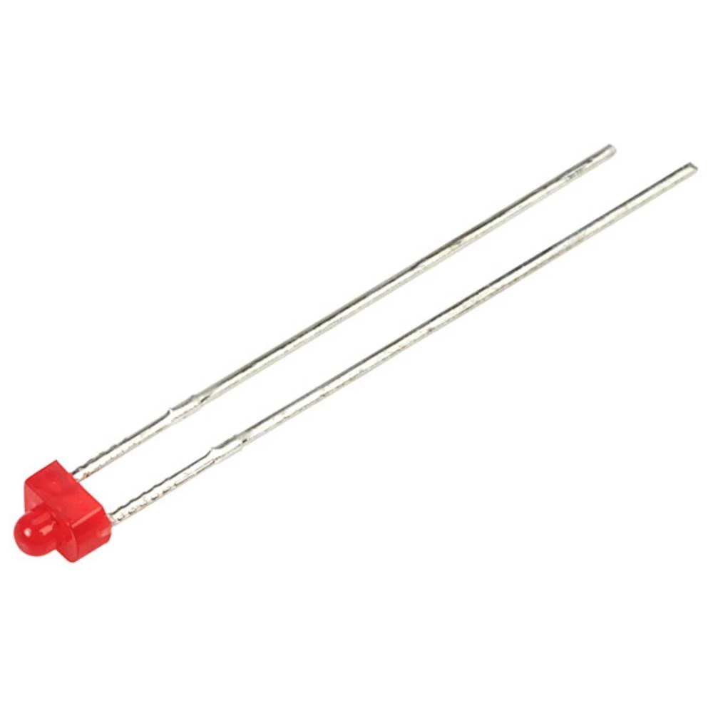 Kingbright LED ožičen crvena okrugli 1.8 mm 200 mcd 70 ° 30 mA 1.85 V slika