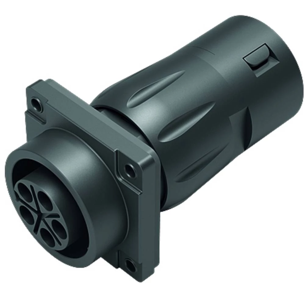 okrugli konektori ženski konektor za prirubnicu Ukupan broj polova: 4 + 3 + PE 09 6504 100 08 Binder 1 St. slika