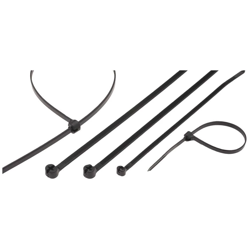 Helukabel 91083-500 TY272MX kabelska vezica sa čeličnim perom 223 mm 6.9 mm  s metalnim jezikom, uv stabilizirana 500 St. slika