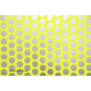 Folija za glačanje Oracover Fun 1 41-031-091-010 (D x Š) 10 m x 60 cm Žuto-Srebrna (fluorescentna) slika