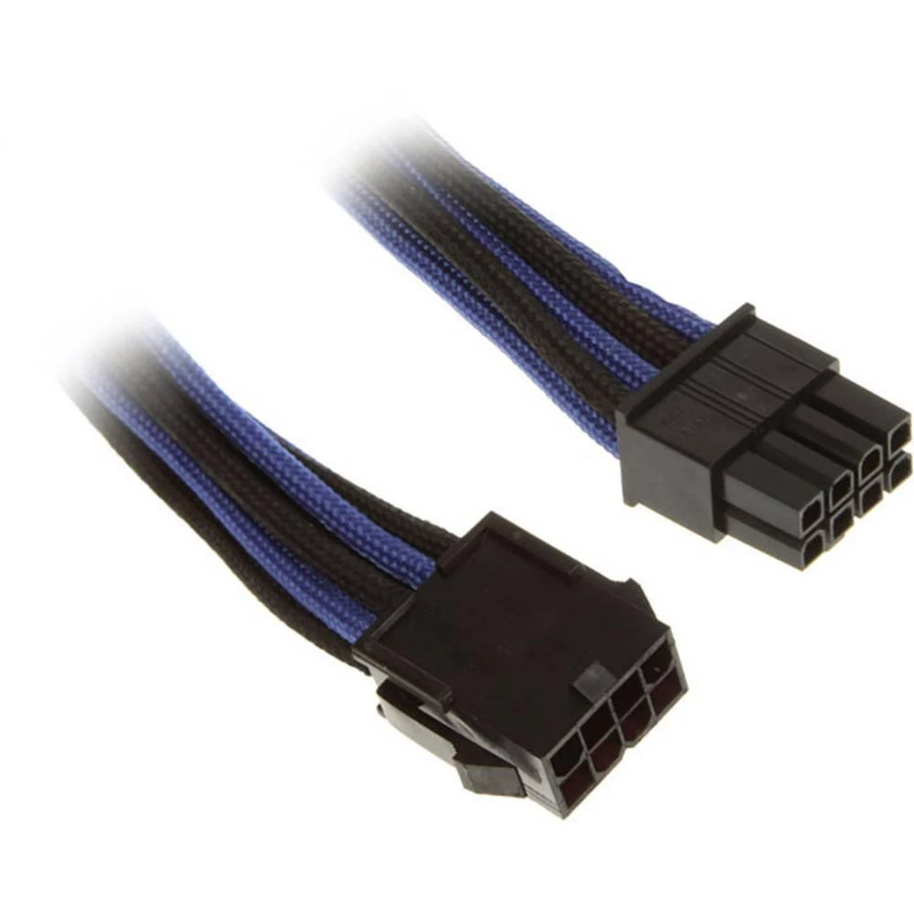 Struja Produžetak [1x EPS strujni utikač 8-polni - 1x EPS strujna utičnica 8-polna] 45 cm Plava boja, Crna Bitfenix slika