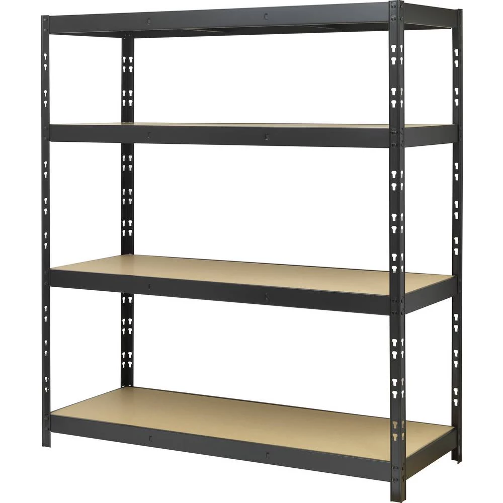 Basetech BT-2361619 osnovni modul ormara za pohranu 350 kg (Š x V x D) 1600 x 1800 x 600 mm MDF ploča  drvo, crna slika