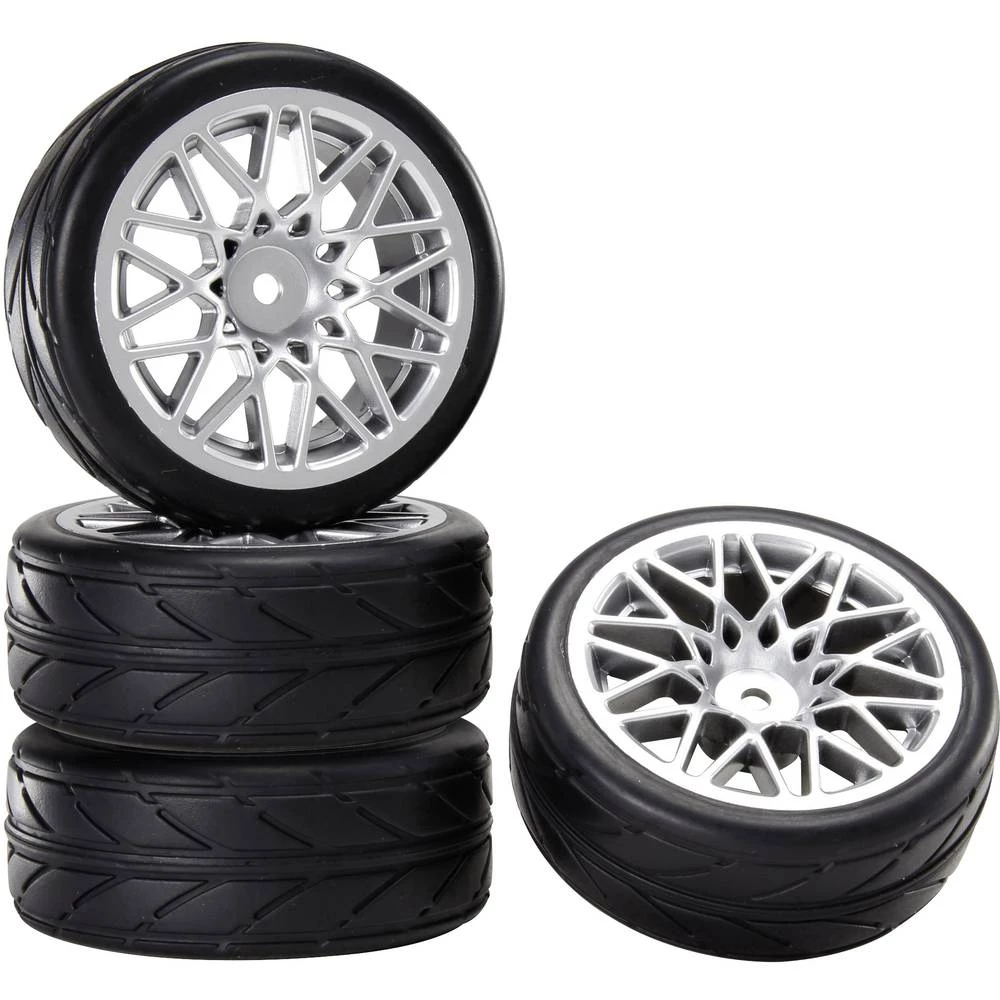 Reely 1:10 cestovni model kompletni kotači wolf LM srebrna 4 St. slika