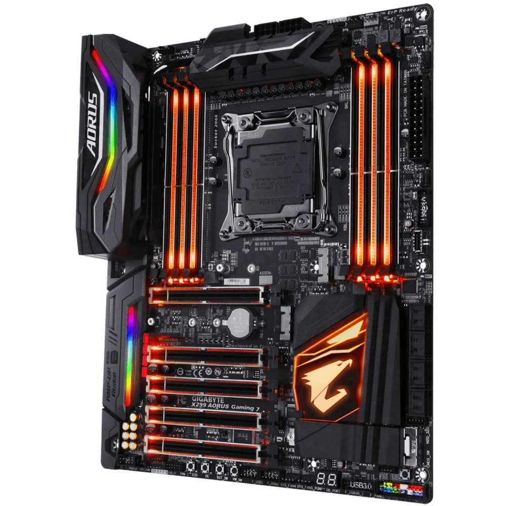 Matična ploča Gigabyte X299 AORUS Gaming 7 Baza Intel&reg; 2066 Faktor oblika ATX Set čipova matične ploče Intel&reg; X299 slika
