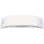 Zidna svjetiljka LED E14 80 W Brilliant Elysee 90267/82 Plemeniti čelik, Bijela