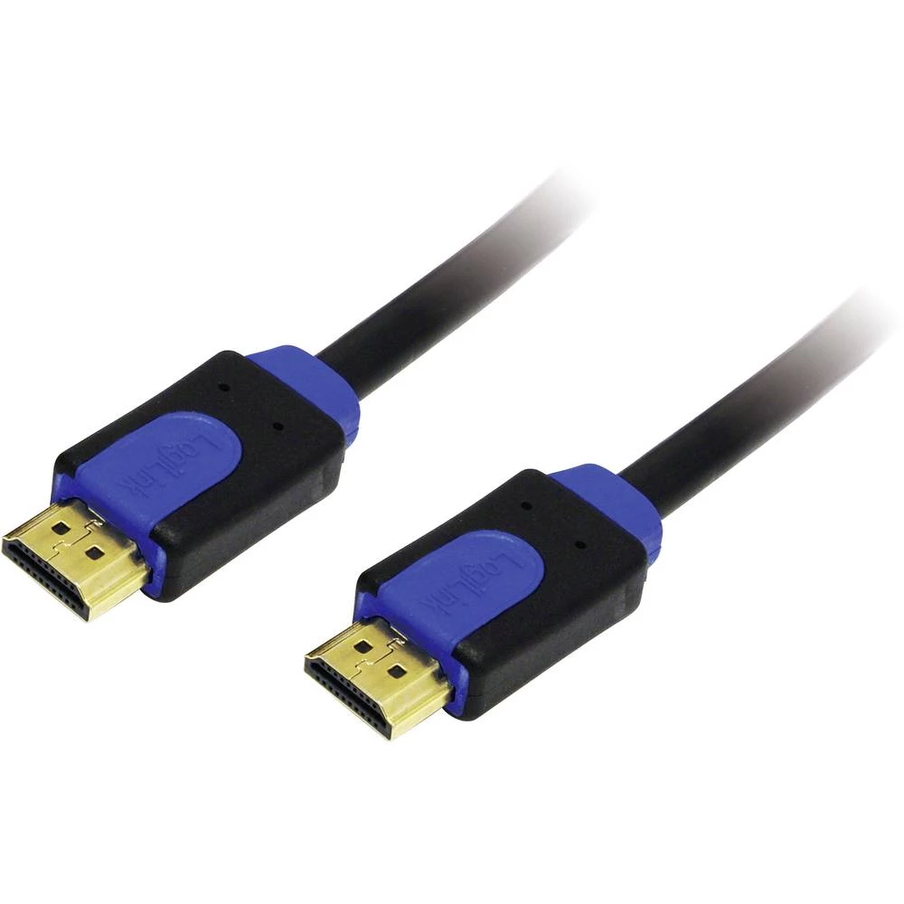 LogiLink HDMI Priključni kabel [1x Muški konektor HDMI - 1x Muški konektor HDMI] 20 m Crna slika