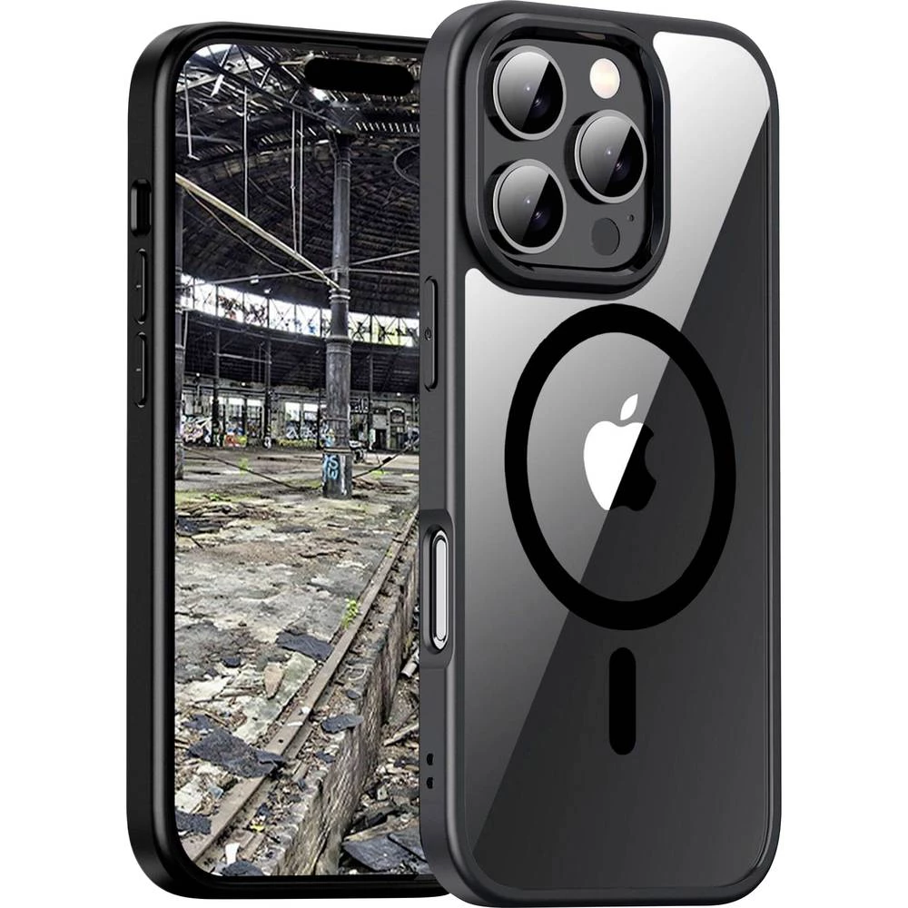 JT Berlin BackCase Pankow Hybrid stražnji poklopac za mobilni telefon Apple iPhone 16 Pro Max crna, prozirna MagSafe kom slika