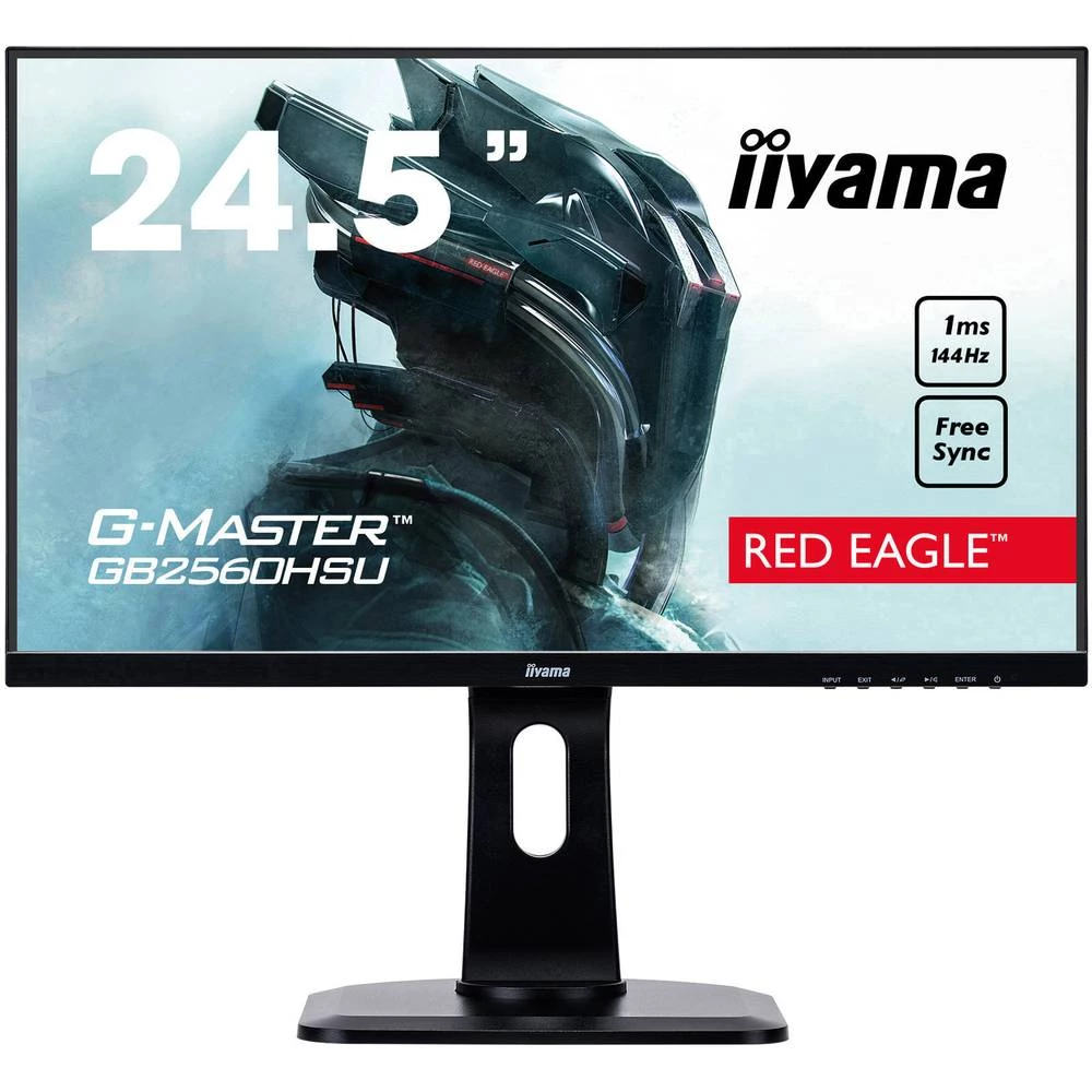 LED zaslon 62.2 cm (24.5 ") Iiyama G-MASTER GB2560HSU ATT.CALC.EEK A (A+++ - D) 1920 x 1080 piksel Full HD 1 ms DisplayPort, HDM slika