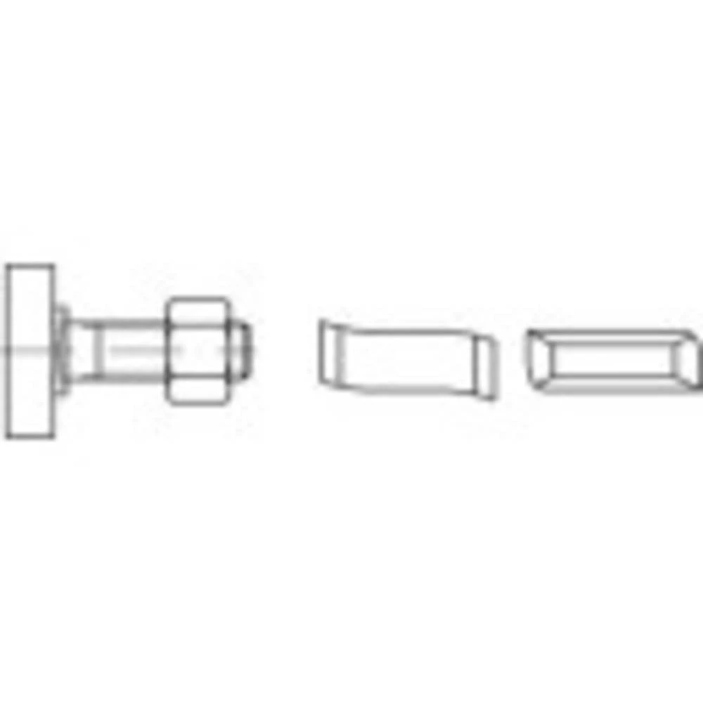 Alstertaler Schrauben & Präzisionsteile 1070218 vijak s čekić glavom M16 40 mm 88938 nehrđajući čelik A4 10 St. slika