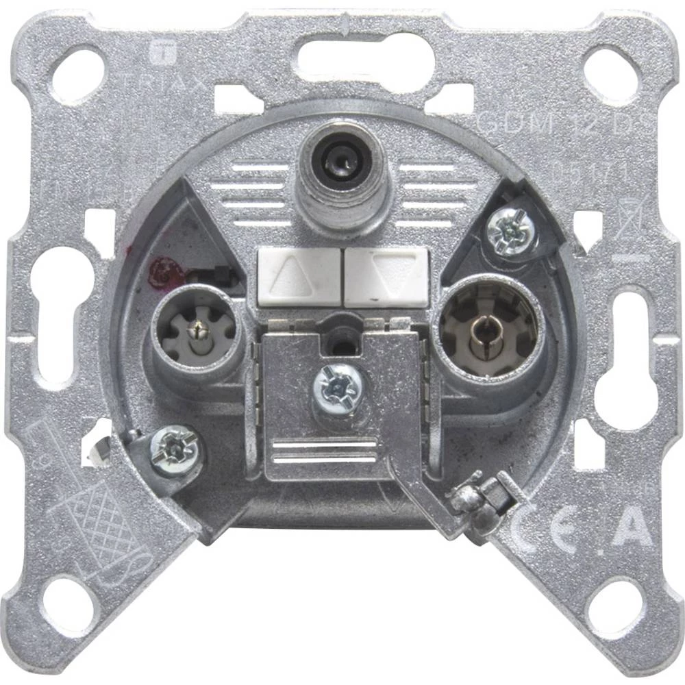 Antenska utičnica Data, UKW, TV Triax GDM 12 Podžbukna Prijelazna utičnica slika