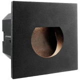 Pribor, okrugli crni poklopac za Light Base II COB Outdoor, duljina: 100 mm, širina: 100 mm, visina: Deko Light Abdeckung schwarz rund für Light Base II COB Outdoor 930424 poklopac      crna