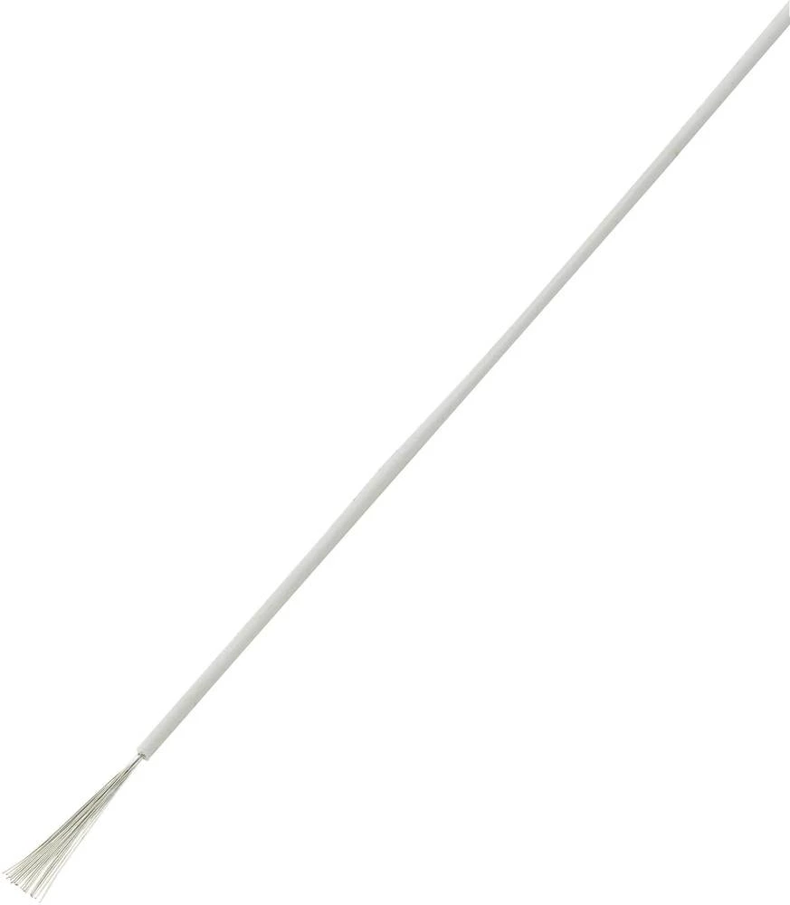 Pletenica LiY 1 x 0.14 mm&sup2; Bijela TRU COMPONENTS 1570696 100 m slika