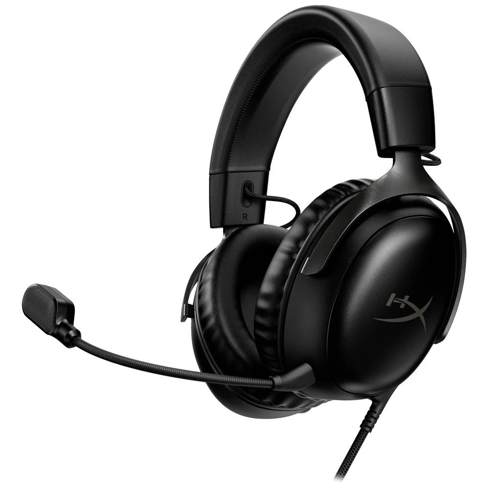 HyperX Cloud III BLK GAM igre Over Ear Headset žičani stereo crna slika