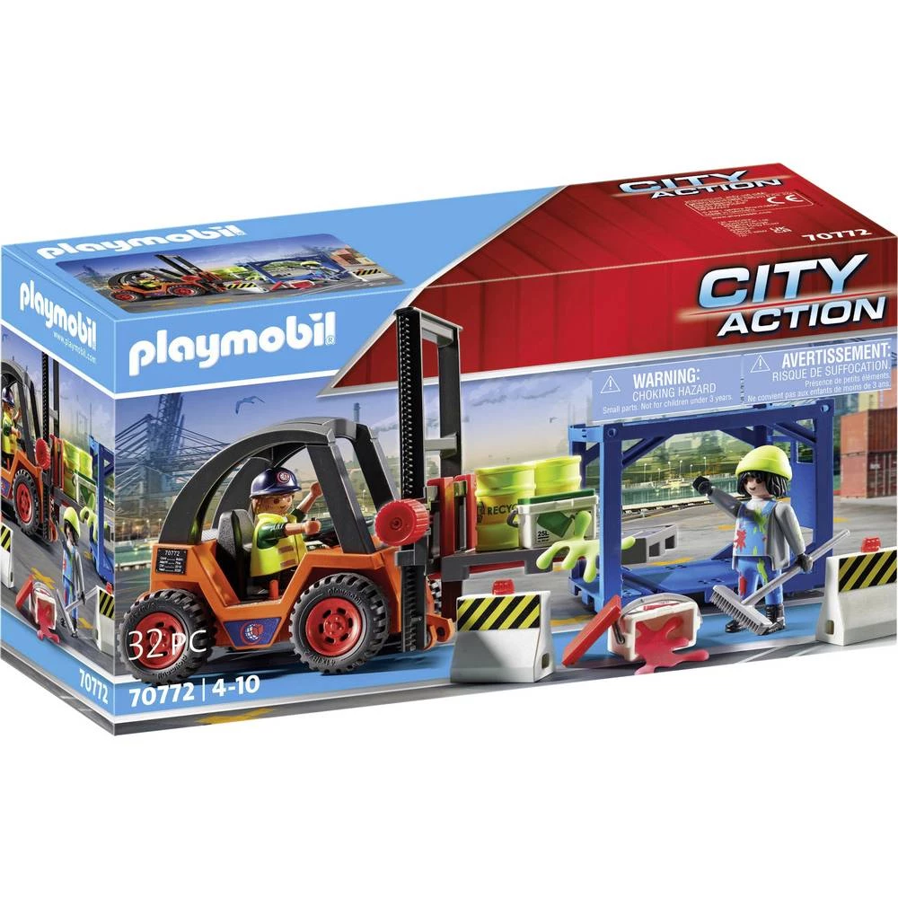 Playmobil® City Action Viličar s teretom 70772 slika