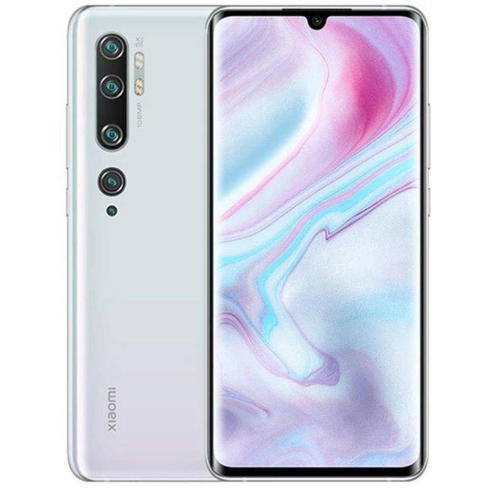 Xiaomi Mi Note 10 Pro Pametni telefon 256 GB 6.47 "(16.4 cm)Dual-SIM Android&trade; 9.0 108 MPix, 20 MPix, 12 MPix, 5 MPix Bijel slika