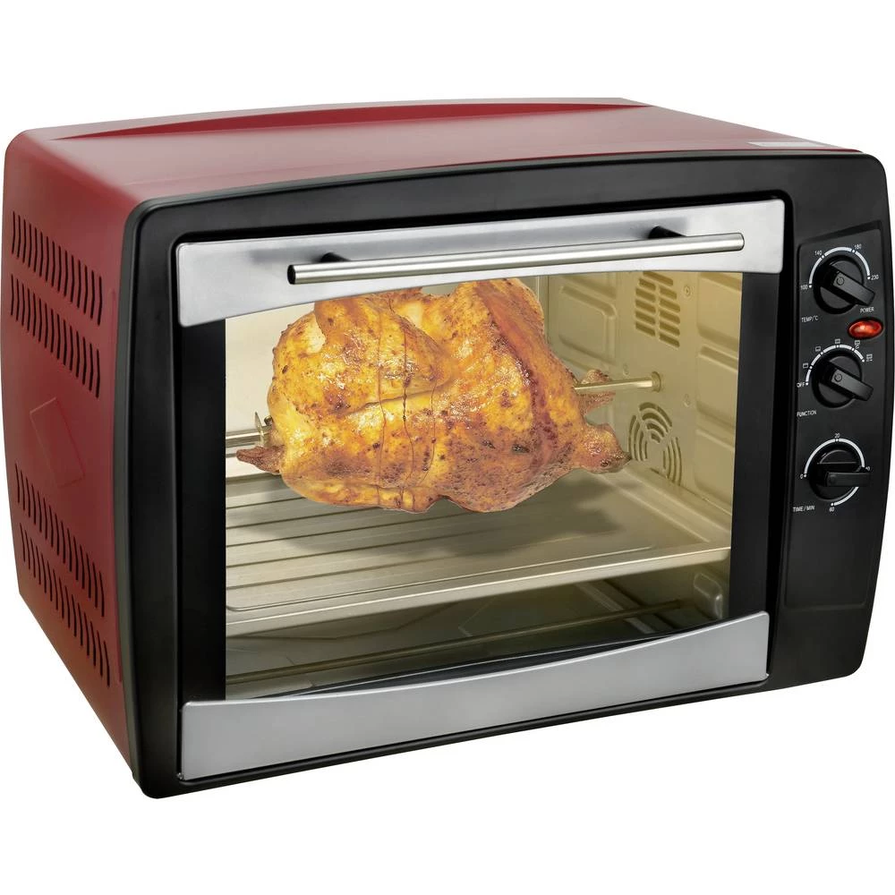 Mini pećnica Funkcija toplog zraka, S roštiljem - ražanj, Podešavanje temperature, Funkcija tajmer TKG Team Kalorik TKG OT 1022 slika