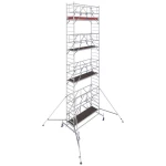 Krause 772077 FahrGerüst aluminij na roli mobilna Radna visina (maks.): 9.40 m srebrna 272 kg