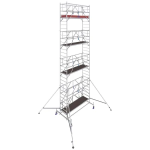 Krause 772077 FahrGerüst aluminij na roli mobilna Radna visina (maks.): 9.40 m srebrna 272 kg slika