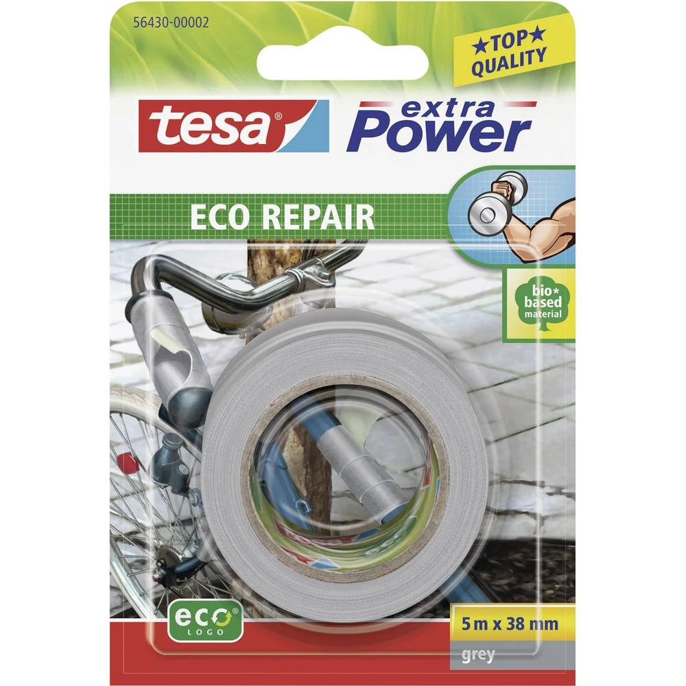 tesa ECO REPAIR 56430-00002-00 plastificirana ljepljiva traka tesa® extra Power siva (D x Š) 5 m x 38 mm 1 St. slika