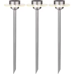 Paulmann Solarspieß Ufo LED solar svjetlo za vrt 3-dijelni komplet 0.2 W toplo bijela plemeniti čelik, bistra