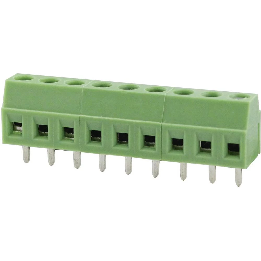 Degson Vijčana blok spojka 1.31 mm&sup2; Broj polova 2 Zelena 200 ST slika