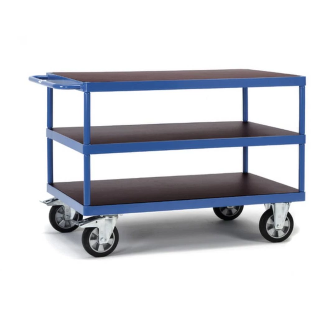 Fetra Hauptartikel 12425 kolica s policama čelik obložen s prahom Opterećenje (maks.): 1200 kg briljantno-plava (RAL 500 slika