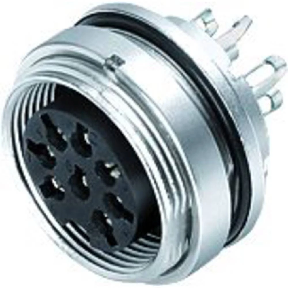 binder 09 0112 89 04-20 utičnica s prirubnicom žženski konektor, ravni, ženski konektor za prirubnicu Ukupan broj polova slika