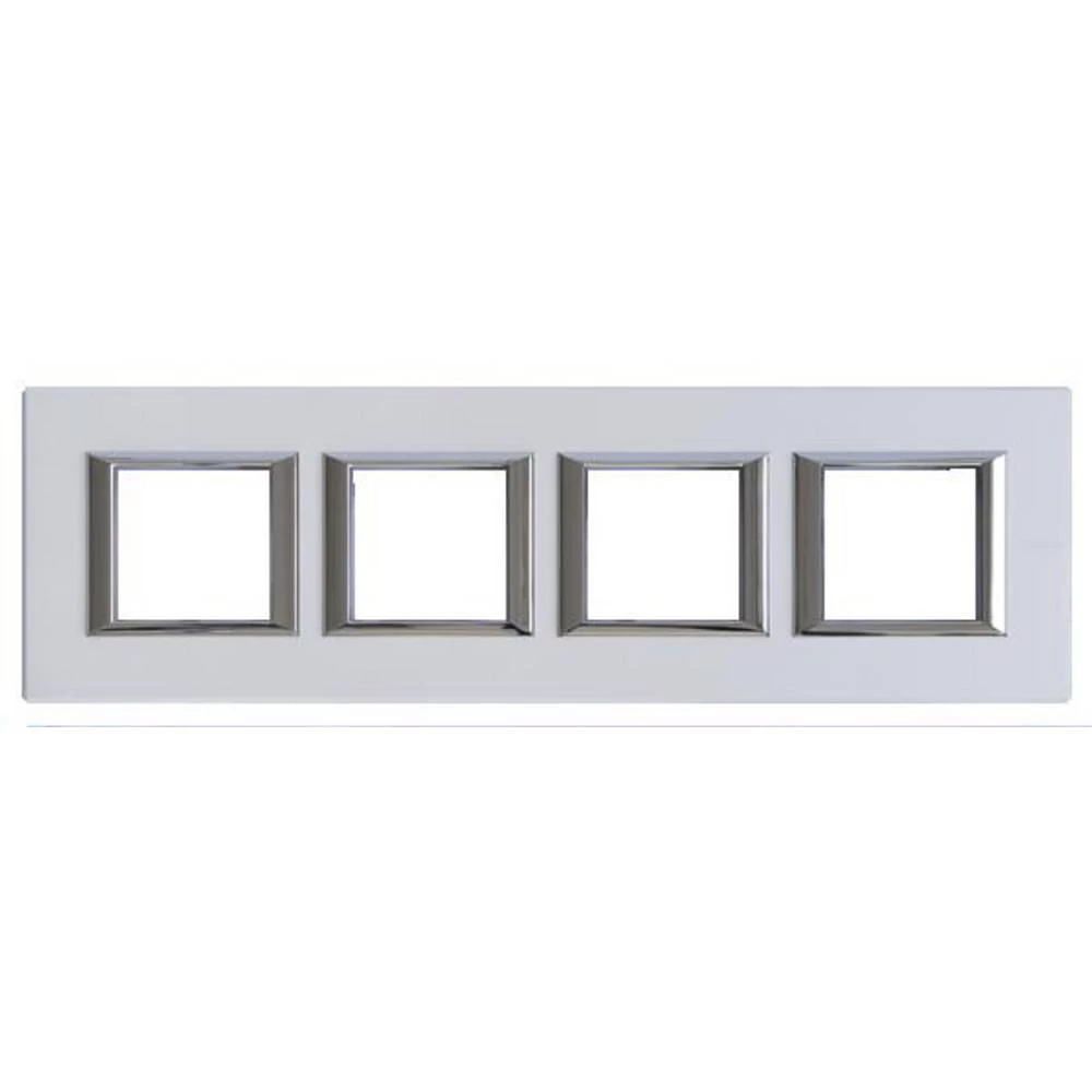 Legrand   okvir Axolute srebrna HA4802M4HSAN slika