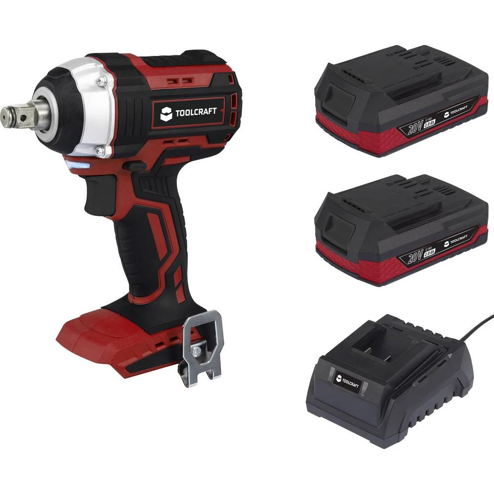 TOOLCRAFT ASS-900 A / TAWB-200 Bežični udarni ključ 20 V li-ion uklj. 2 akumulatora slika