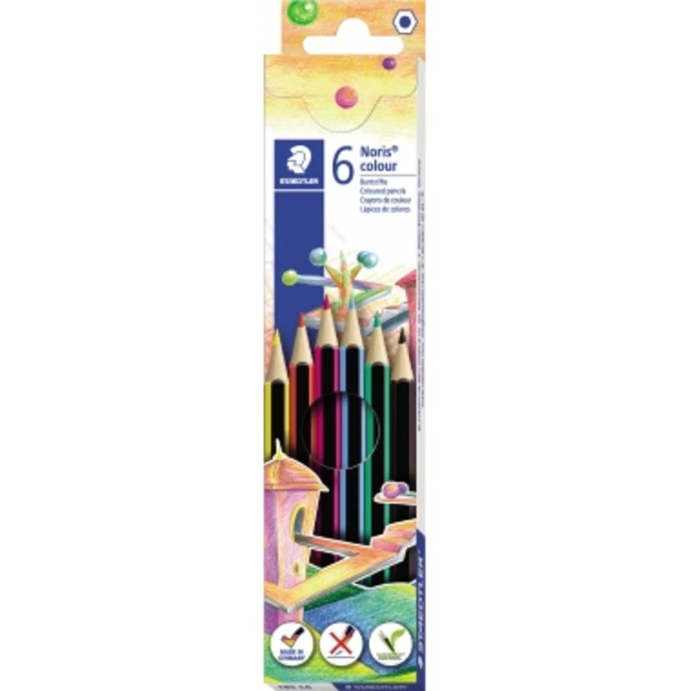 Staedtler Olovka u boji Noris&reg; colour 185 Set Šesterokutna 185 C6 6 ST slika