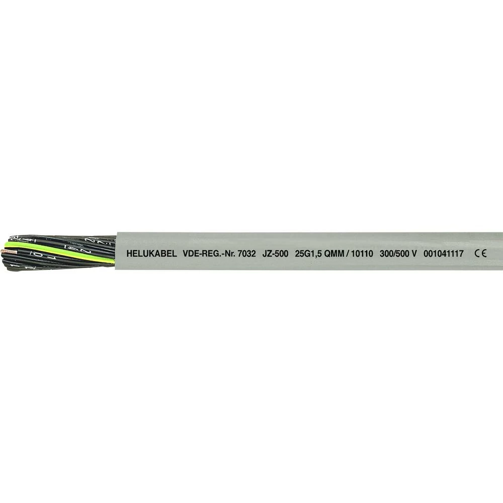 Helukabel JZ-500 kontrolni vod 10 G 0.50 mm² siva (RAL 7001) 10012 100 m slika