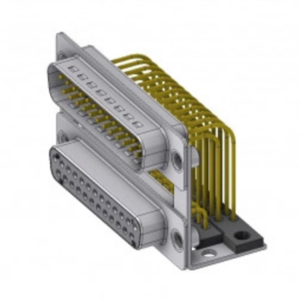 Dvokatni D-Sub konektor 180 ° Broj polova: 25 Lem DELTRON SWISS 1 ST slika