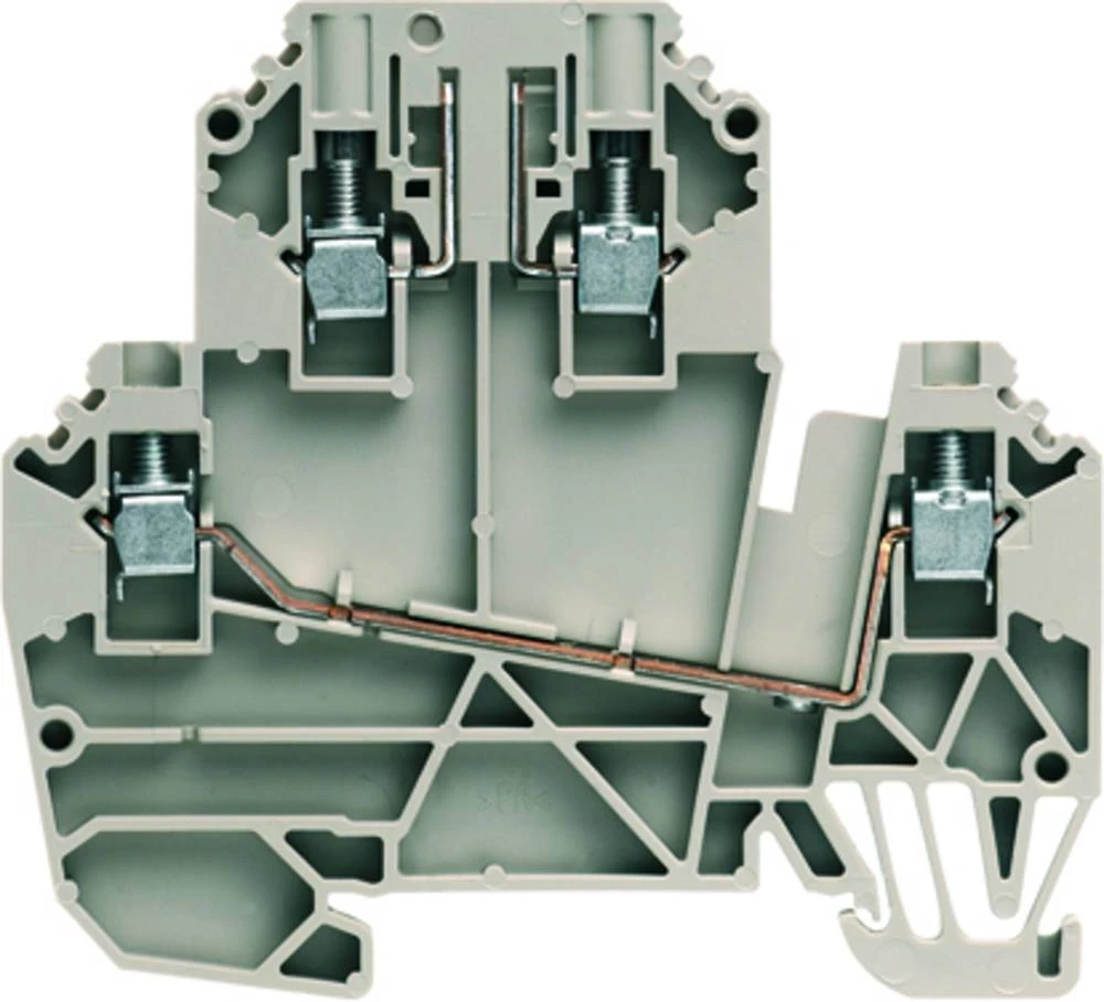 Mjerna razdjelna redna stezaljka WDK 2.5/TR-DU/O TNHE STB Weidmüller sadržaj: 50 komada slika