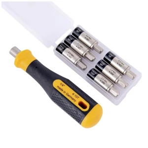 Bernstein Tools 4-980-G komplet adaptera zakretnog momenta 1/4" (6.3 mm) 0.6 - 3.0 Nm slika