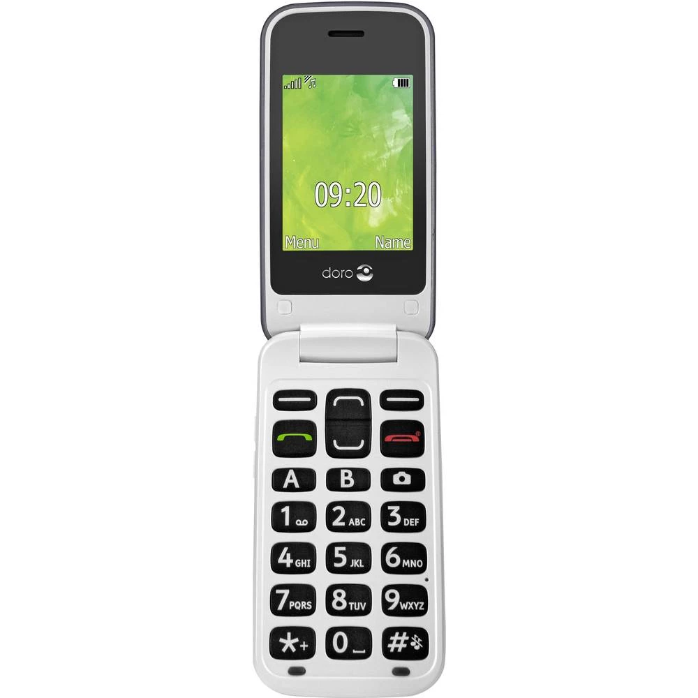 doro 2424 Senior preklopni telefon SOS ključ Šampanjac boja slika