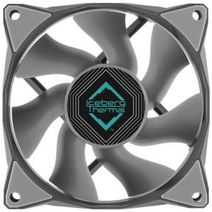 Iceberg Thermal IceGALE Xtra kućište za računalo ventilator 8 cm siva 1 kom. Iceberg Thermal IceGALE Xtra ventilator za PC kućište siva slika