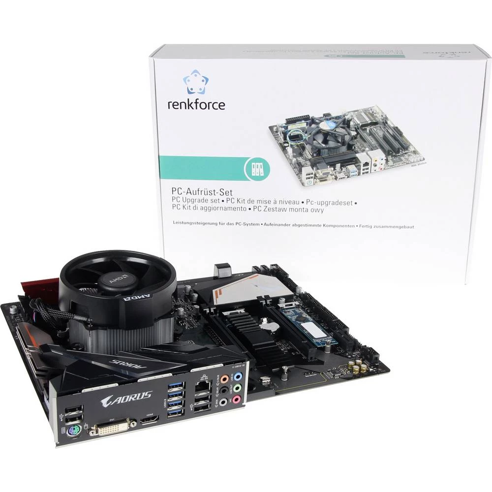 Renkforce komplet za podešavanje računala AMD Ryzen 3 AMD Ryzen3 3200G (4 x 3.6 GHz) 8 GB AMD Radeon Vega Graphics Vega 8 ATX slika