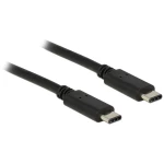 Delock USB-C kabel USB 2.0 USB-C® utikač, USB-C® utikač 0.50 m crna 83672