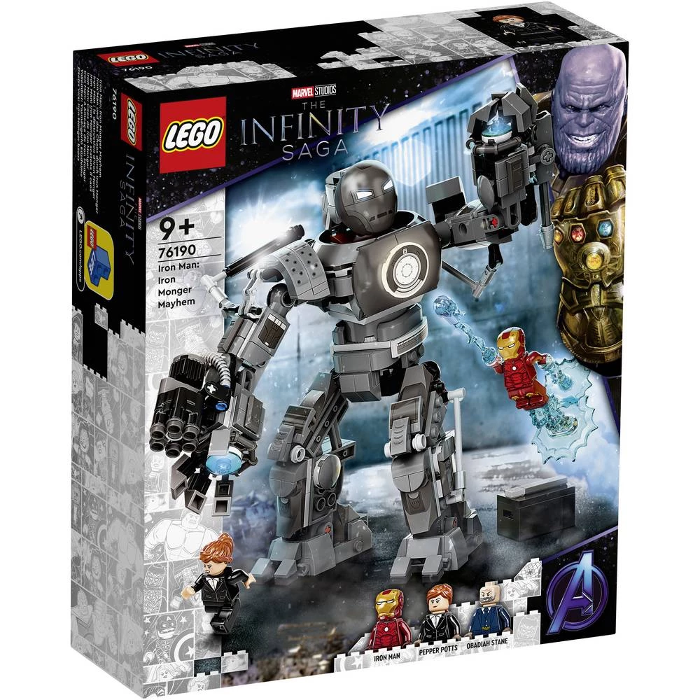 76190 LEGO® MARVEL SUPER HEROES Željezni čovjek i kaos Željeznog Mongera slika