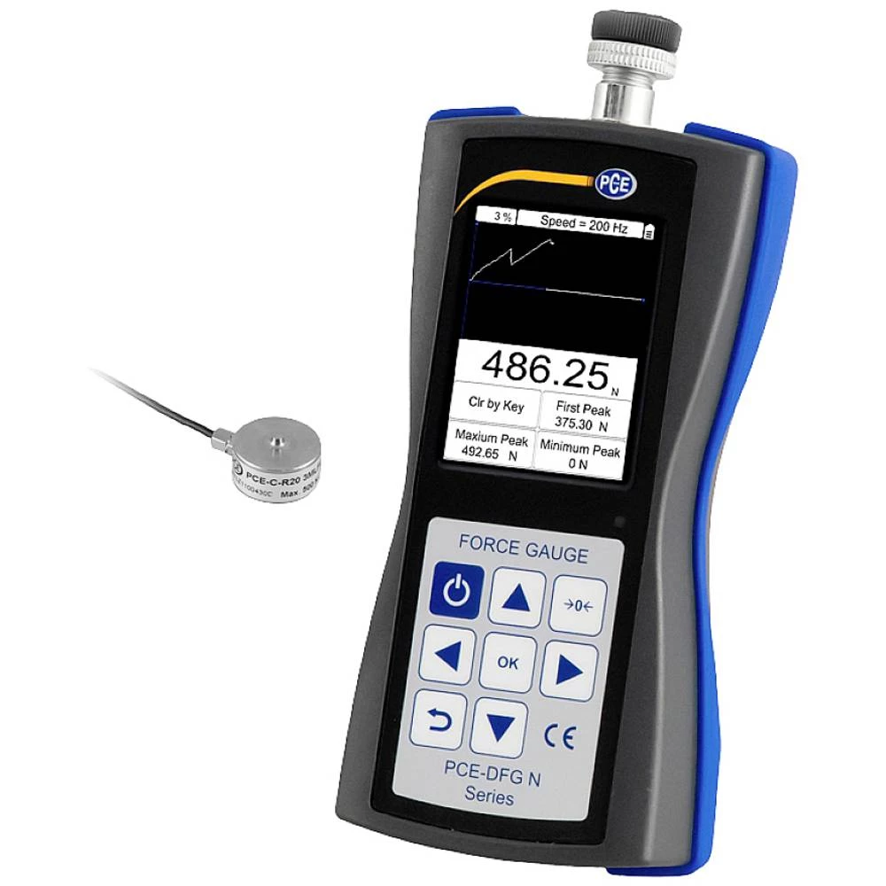 PCE Instruments PCE-DFG NF 0.5K mjerač sile  tvornički standard (vlastiti) slika