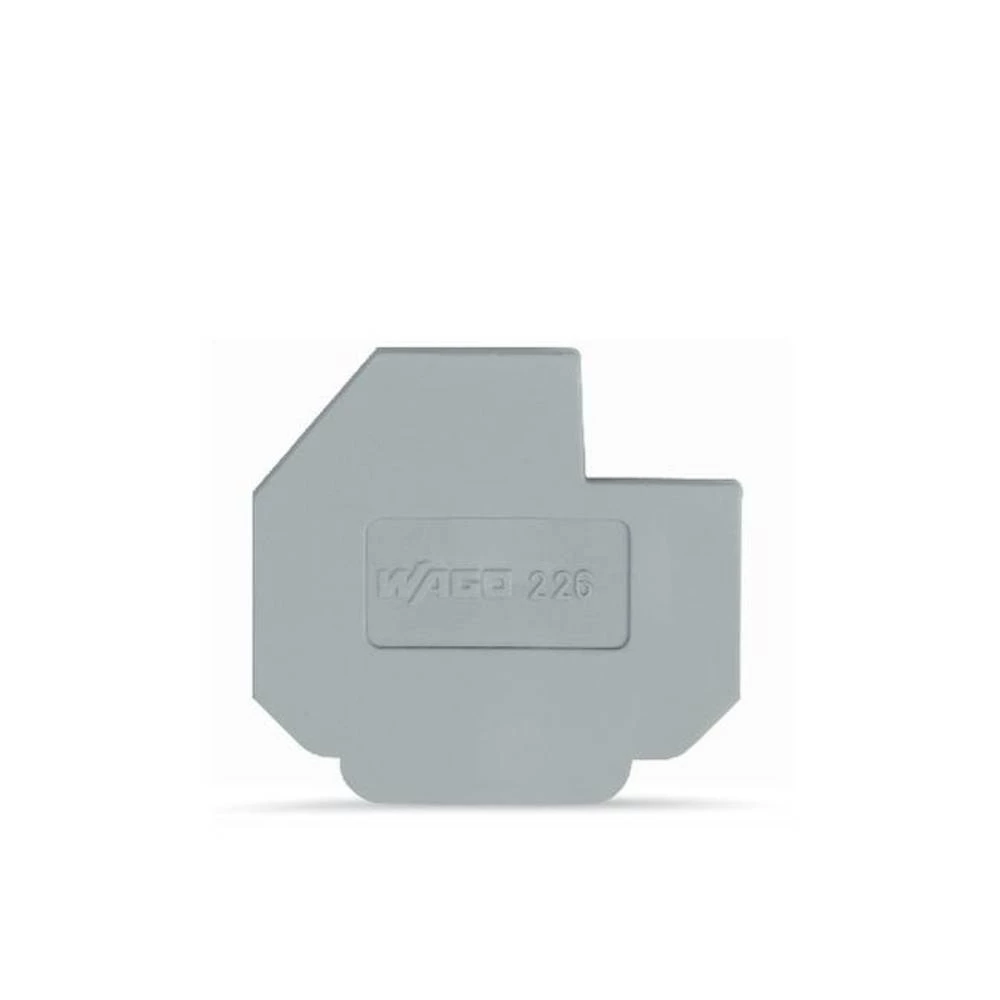 WAGO Krajna ploča sive boje 25 komada slika