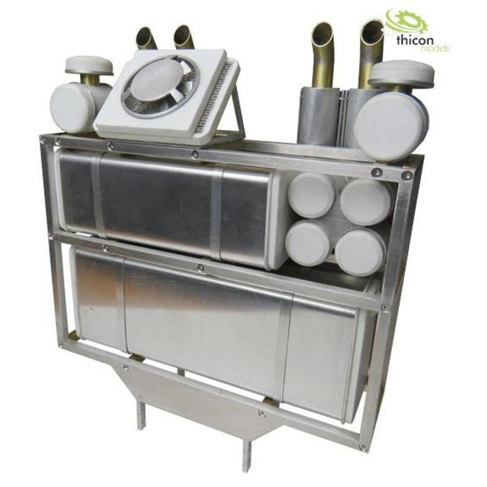 Thicon Models 10010 1:14 Toranj za teški teret V2 metalni nelakirani 1 Pakiranje slika