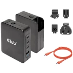 club3D CAC-1917 strujni adapter za prijenosno računalo 140 W 1x USB-A, 3x USB-C® Power Delivery unutrašnje područje GaN