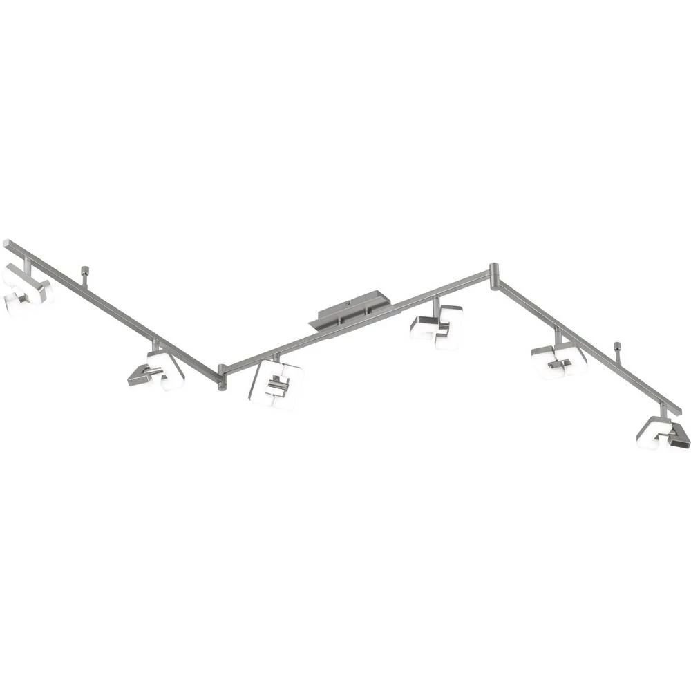 LED stropni reflektor 31.2 W Toplo-bijela WOFI ZARA 9026.06.64.5000 Nikal (mat) slika