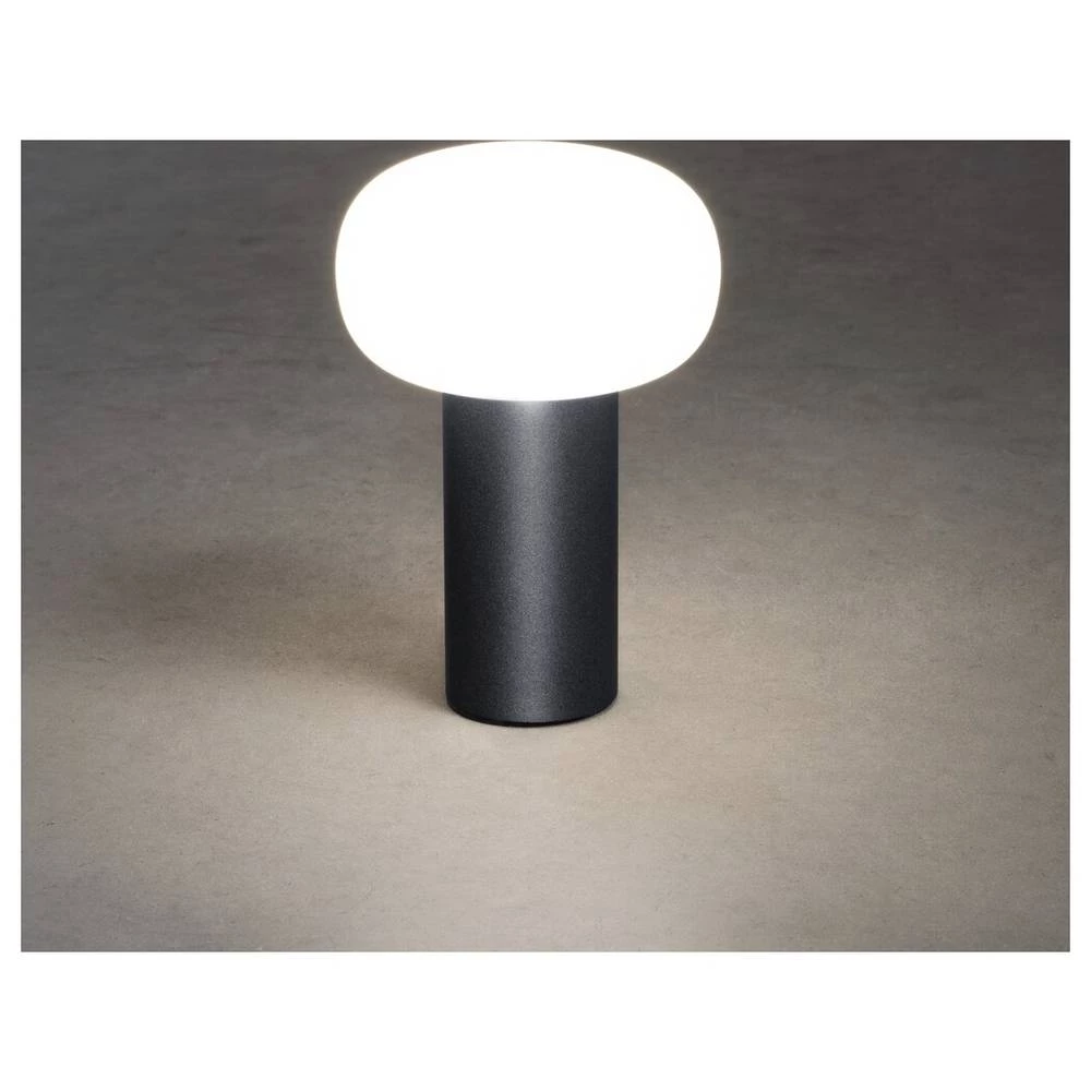 Konstsmide 7826-752 Antibes LED akumulatorska stolna lampa crna slika