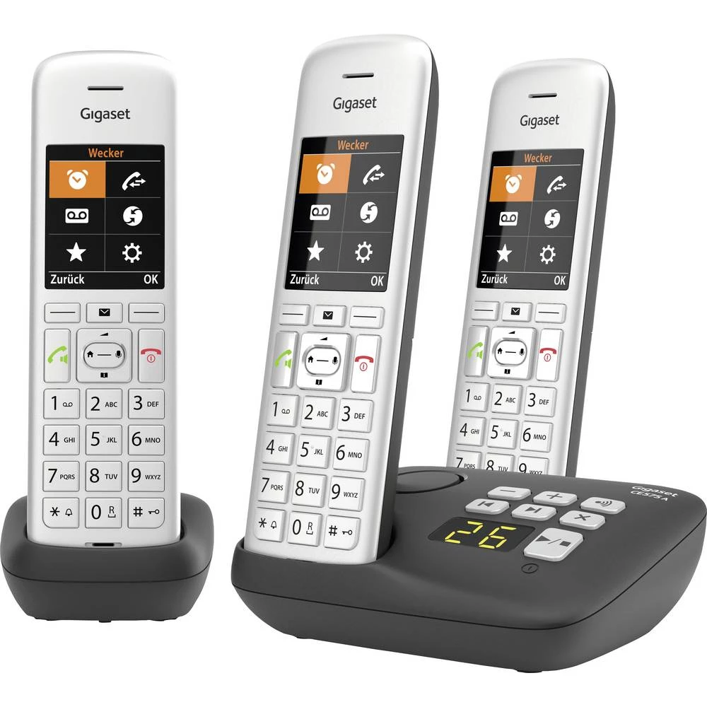 Gigaset CE575 A Trio dect slušalica srebrno-crna slika
