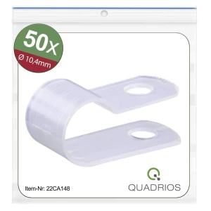 Quadrios 22CA148 montažna obujmica vijak 22CA148 Snop Ø, područje 10.4 mm (max)   prirodna 1 Set slika