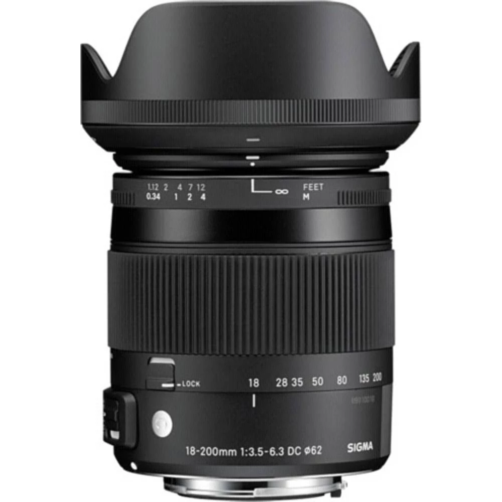 Zoom objektiv Sigma Foto DC 3,5-6,3/18-200 OS N/AF HSM f/22 - 3.5 18 - 200 mm slika