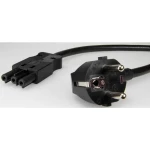 Adels-Contact 98566330 mrežni priključni kabel sigurnosni utikač  - mrežni konektor Ukupan broj polova: 2 + PE crna 3.00 m 25 St.